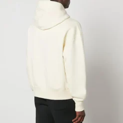 Sweatshirts|AMI Tonal Logo Cotton-Jersey Hoodie - S