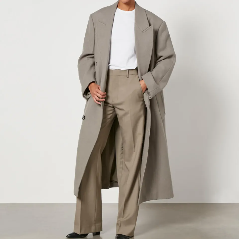 Jackets|Coats|Dr. Martens AMI Wool-Blend Double-Breasted Coat - FR 40/UK 12