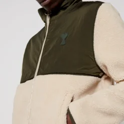 Loungewear|Jackets|AMI x Coggles Shell and Fleece Jacket - XS