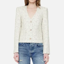 Jackets|Coats|Dr. Martens Anine Bing Anitta Checked Tweed Jacket - XS