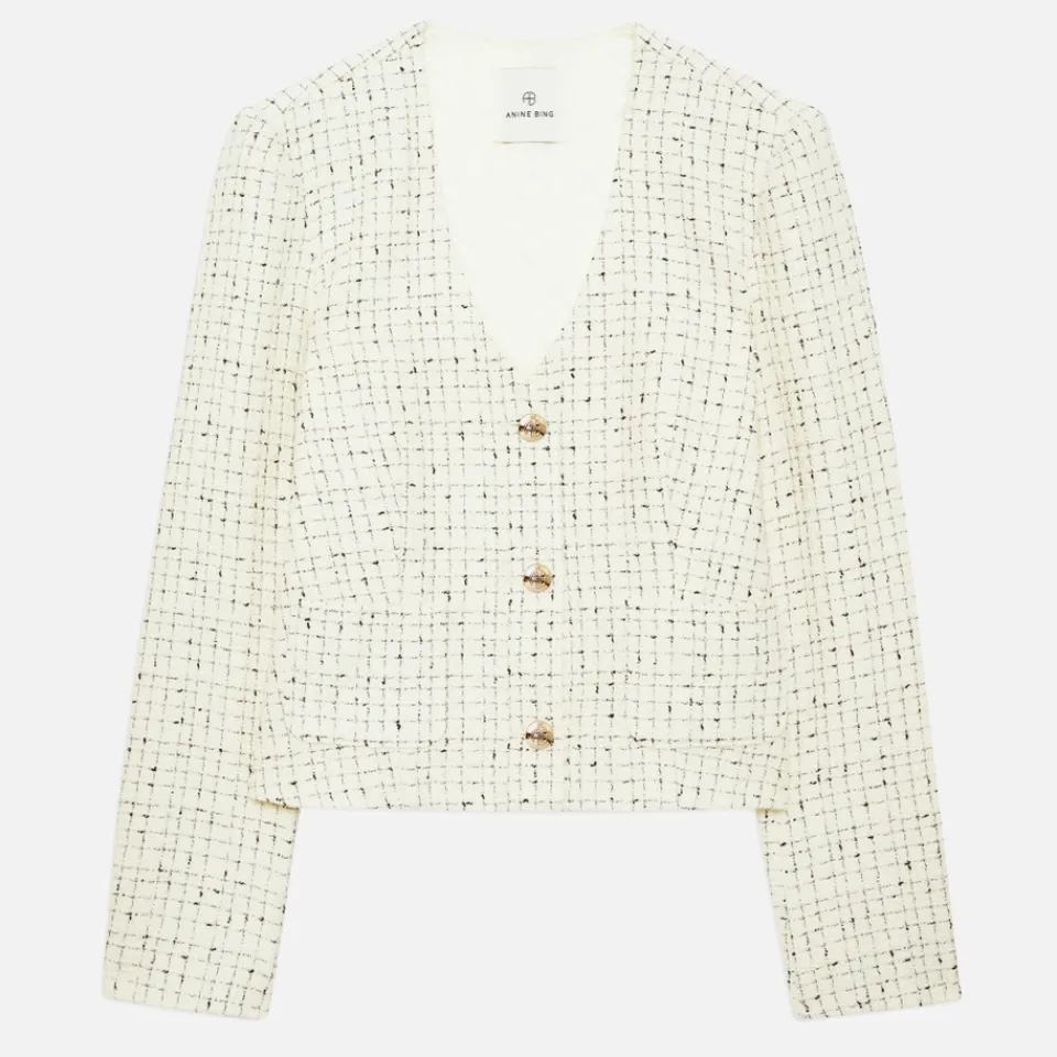 Jackets|Coats|Dr. Martens Anine Bing Anitta Checked Tweed Jacket - XS