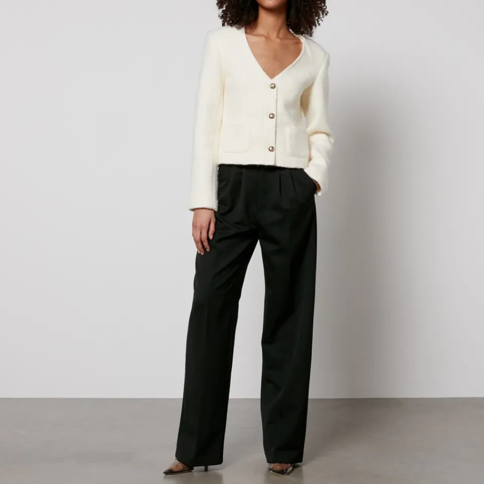 Trousers|Isabel Marant Anine Bing Carrie Twill Wide-Leg Trousers - W32