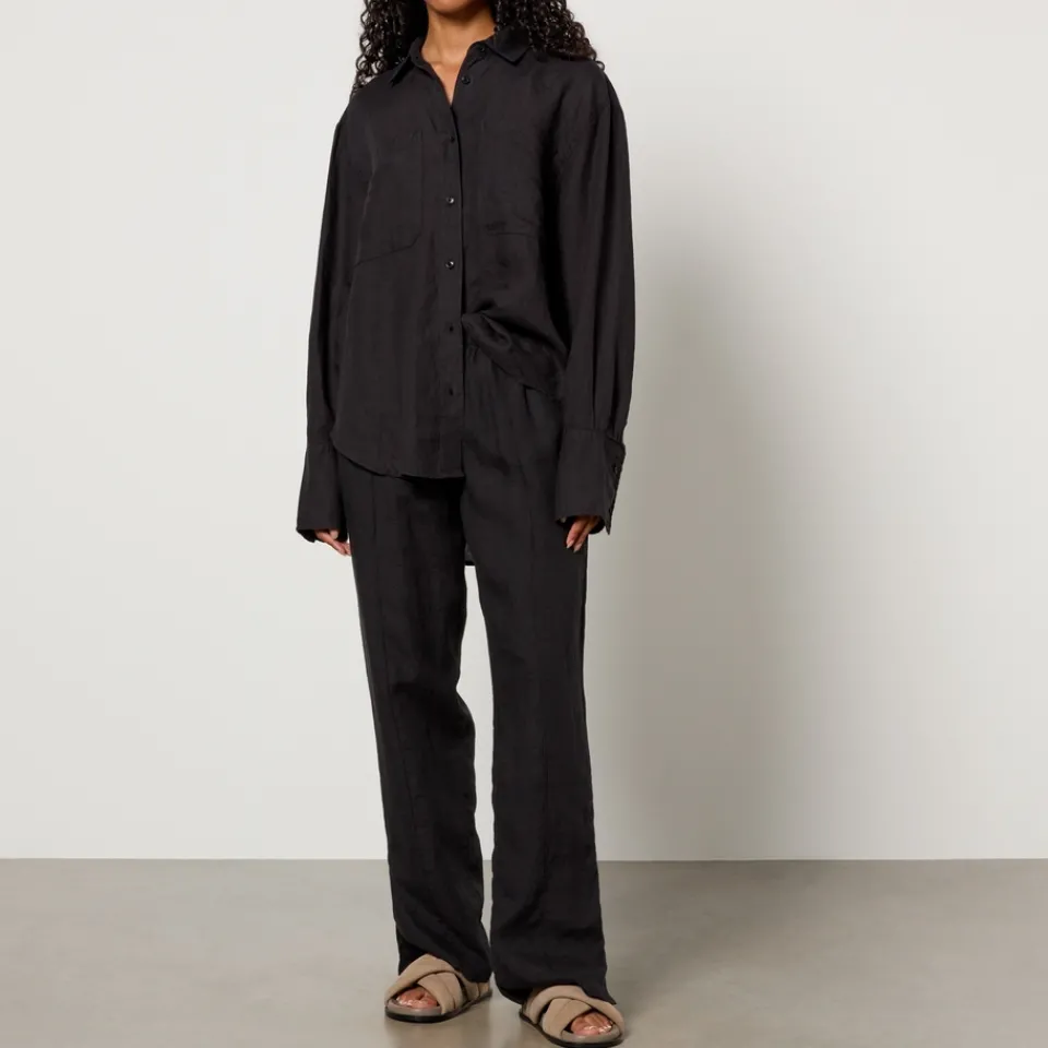 Co-Ord Sets|T-Shirts And Tops|Anine Bing Dante Linen Shirt - S