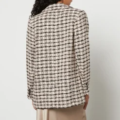 Jackets|Coats|Anine Bing Diana Tweed Double-Breasted Blazer - XL