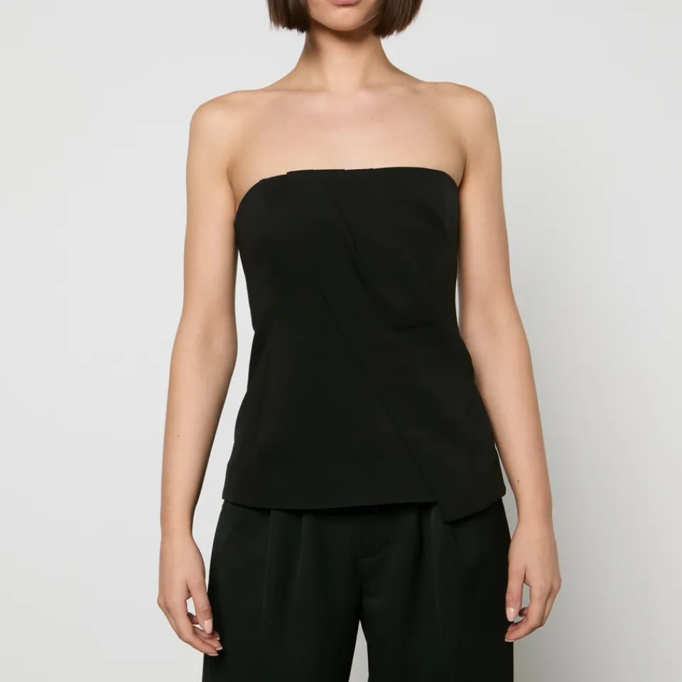 T-Shirts And Tops|Shirts And Blouses|Anine Bing Halle Crepe Top - S