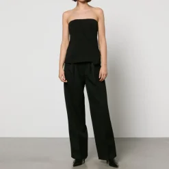 T-Shirts And Tops|Shirts And Blouses|Anine Bing Halle Crepe Top - S