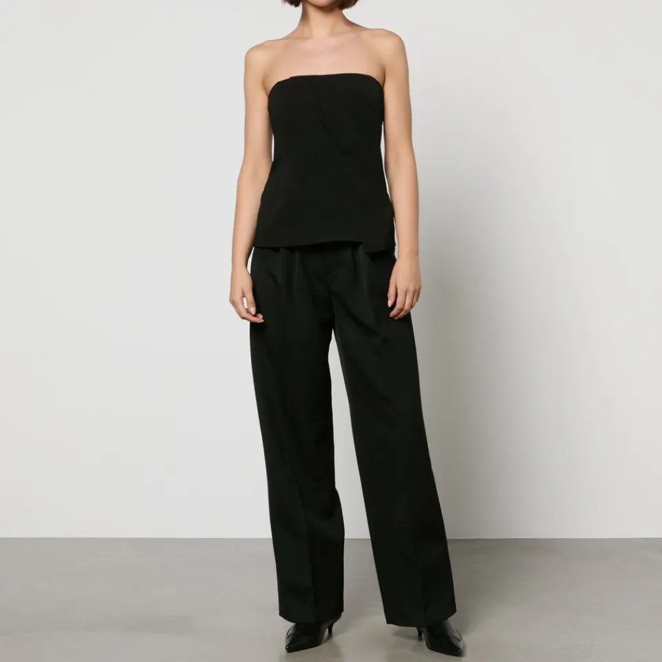T-Shirts And Tops|Shirts And Blouses|Anine Bing Halle Crepe Top - S