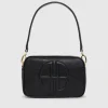 Bags|Anine Bing Lili Pebble-Grain Leather Bag