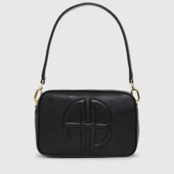Bags|Anine Bing Lili Pebble-Grain Leather Bag