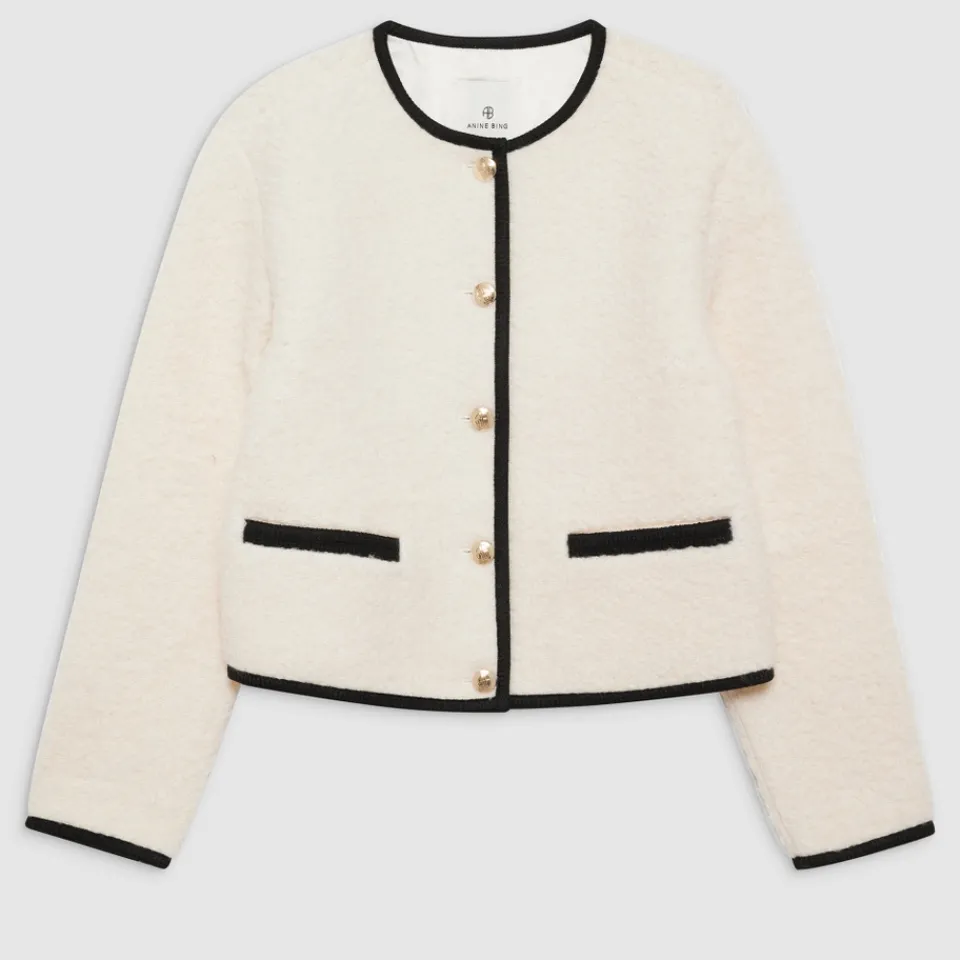 Jackets|Coats|Anine Bing Logan Boucle Jacket - M