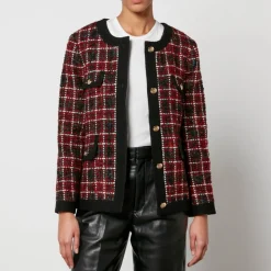 Jackets|Coats|Anine Bing Lydia Wool-Blend Bouclé Jacket - S