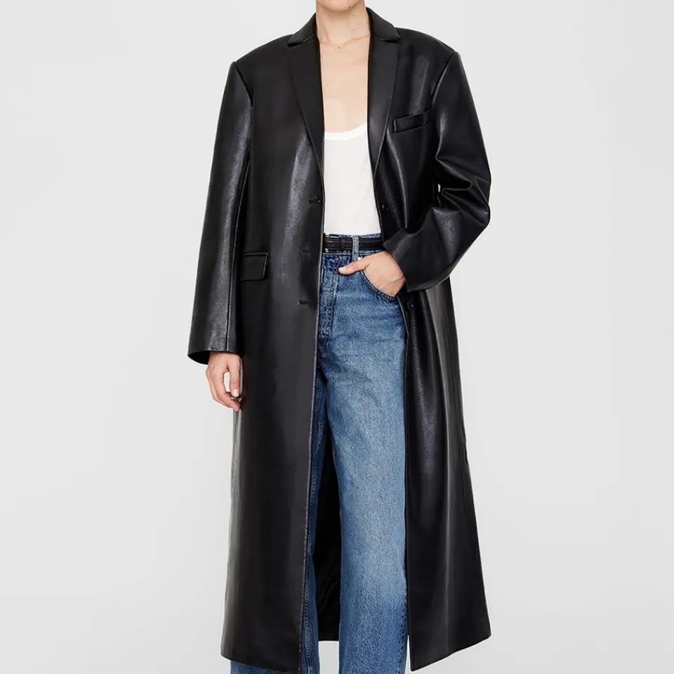Jackets|Coats|Dr. Martens Anine Bing Quinn Faux Leather-Blend Coat - M