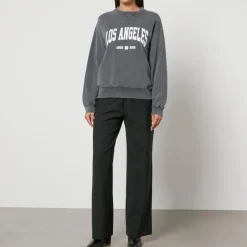 Loungewear|Sweatshirts|Anine Bing Ramona Los Angeles Cotton Sweatshirt - XS