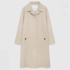 Jackets|Coats|Anine Bing Randy Cotton-Blend Gabardine Trench Coat - XS