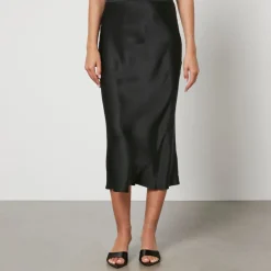 Skirts|Skirts|RAINS Anine Bing Silk-Satin Midi Skirt - XS