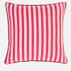 Home Textiles|Urban Apothecary Anna + Nina Magenta Striped Cushion
