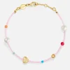 Jewellery|Dr. Martens Anni Lu Oh So Fine Beaded 18k Gold-Plated Bracelet