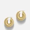 Jewellery|Dr. Martens Anni Lu Ripple 18k Gold-Plated Hoop Earrings