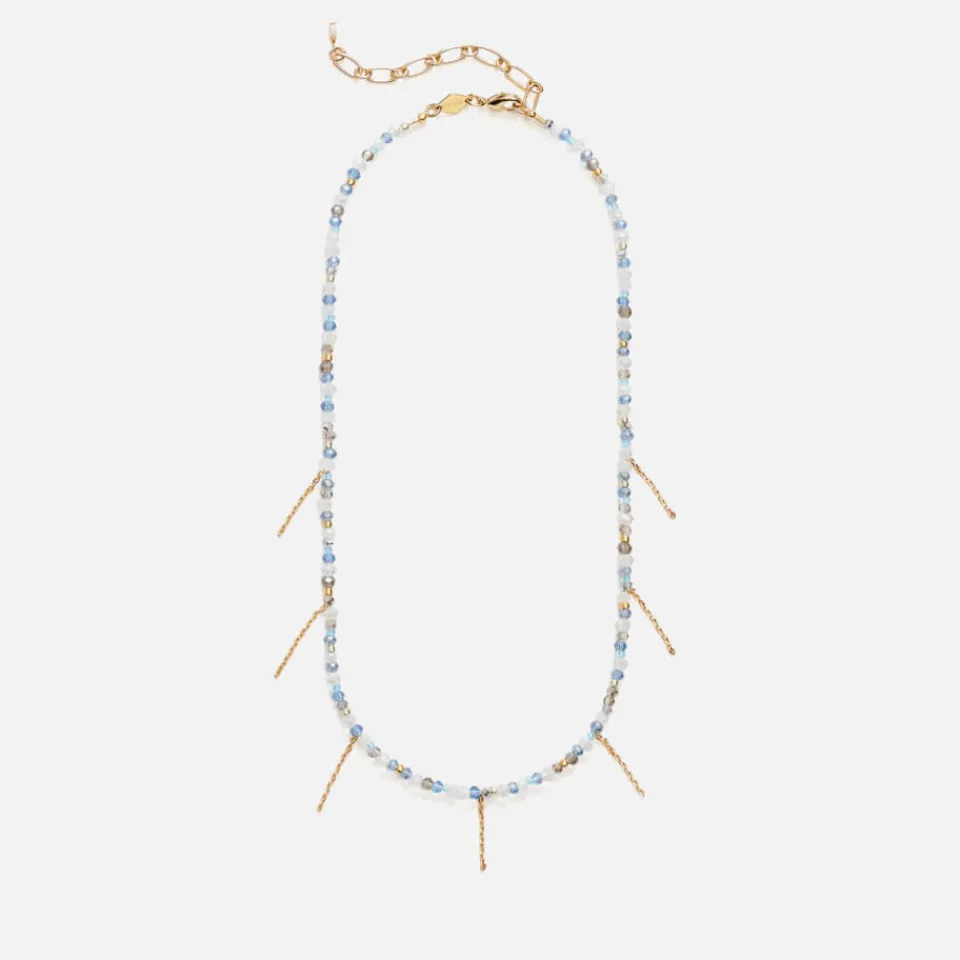 Jewellery|Dr. Martens Anni Lu Silver Lining 18-Karat Gold-Plated Beaded Necklace