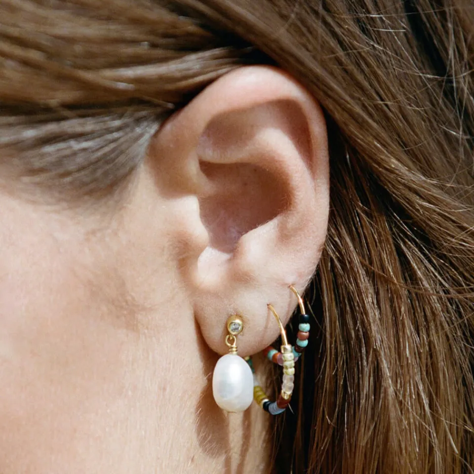 Jewellery|Dr. Martens Anni Lu Women's Pearly Earring - Gold