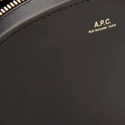 Bags|BY FAR A.P.C. Clutch Demi-Lune Leather Bag