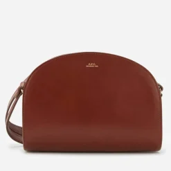 Bags|A.P.C. Demi-Lune Leather Crossbody Bag
