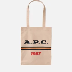 Bags|Holiday Bags|A.P.C. Lou Logo Coated-Canvas Tote Bag