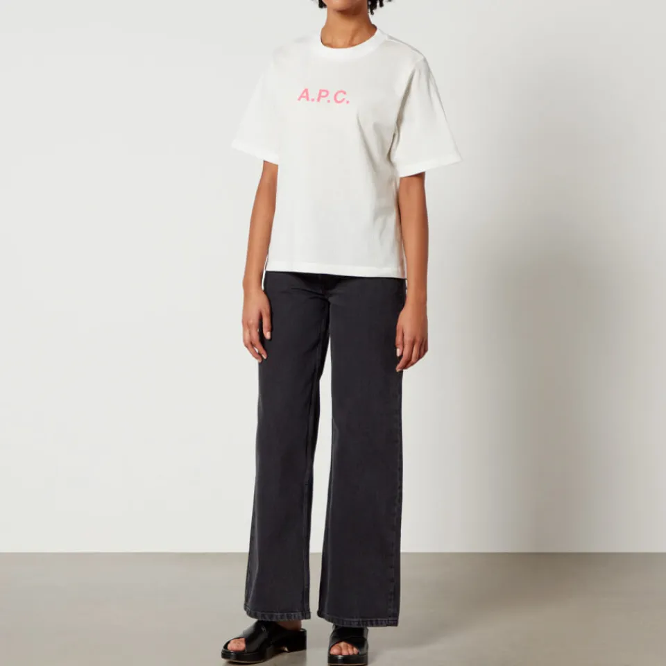 Loungewear|T-Shirts And Tops|Ganni A.P.C. Mae Cotton-Mesh T-Shirt - XS