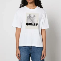 Loungewear|T-Shirts And Tops|Dr. Martens A.P.C. New Haven Logo-Print Cotton-Jersey T-Shirt - XS