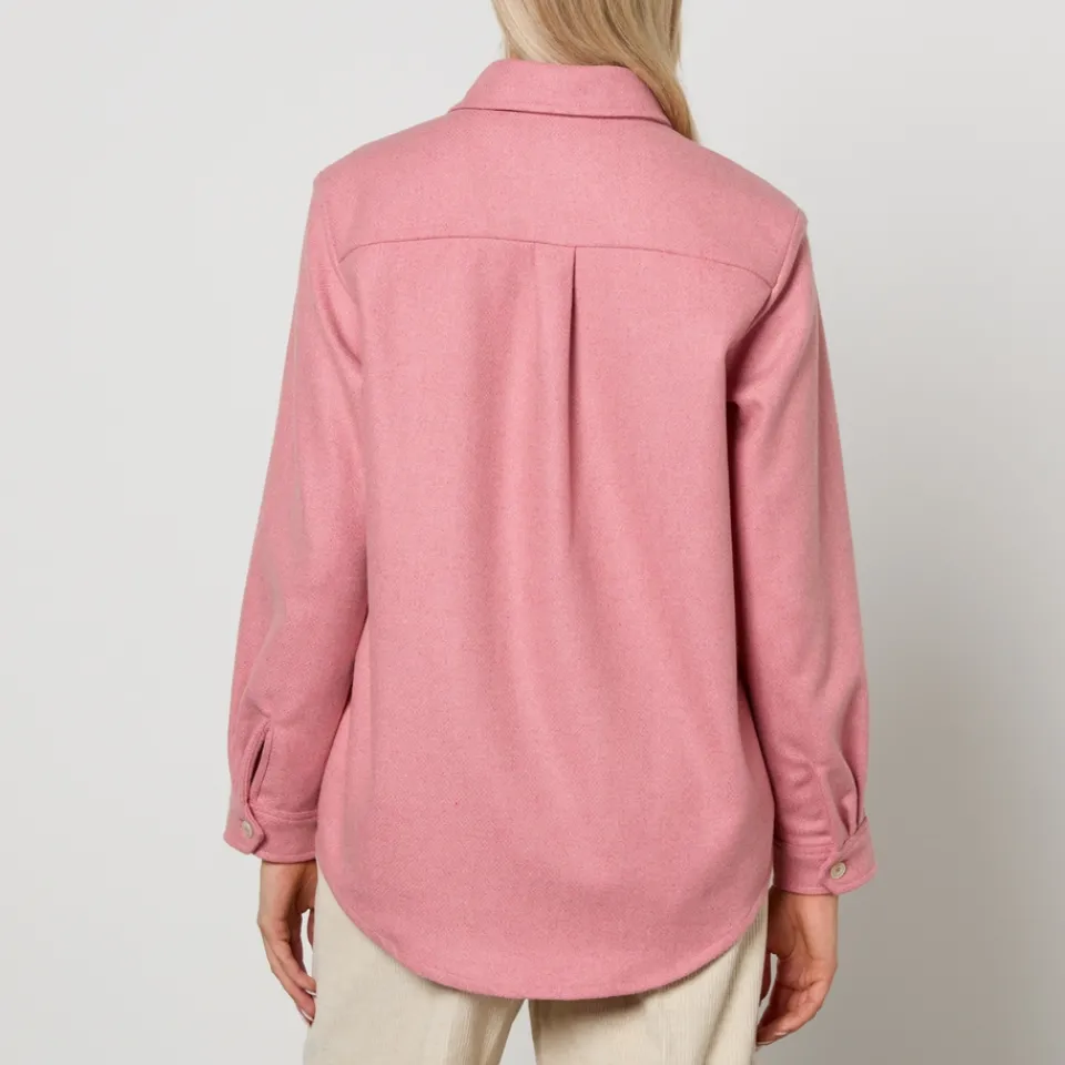 T-Shirts And Tops|Shirts And Blouses|Dr. Martens A.P.C. Tilda Wool-Blend Overshirt - FR 36/UK 8