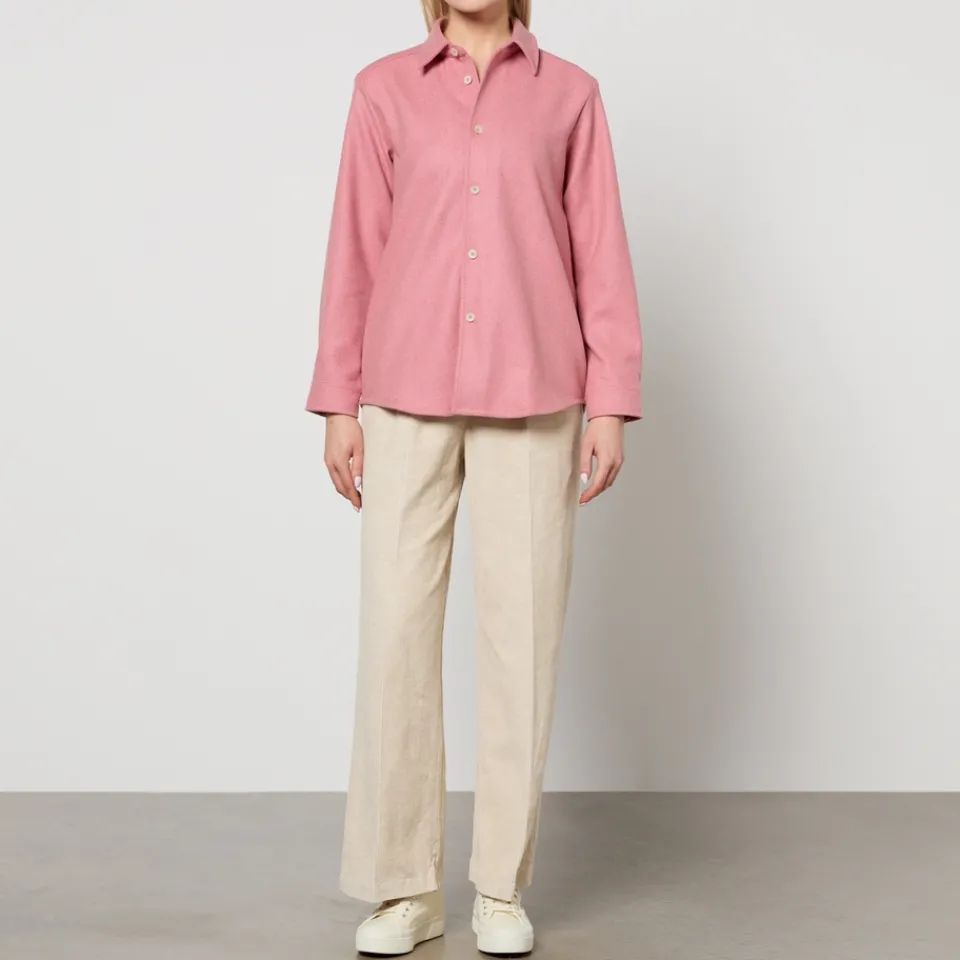 T-Shirts And Tops|Shirts And Blouses|Dr. Martens A.P.C. Tilda Wool-Blend Overshirt - FR 36/UK 8