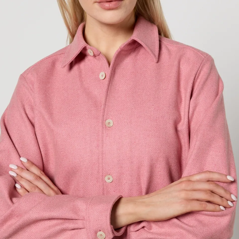 T-Shirts And Tops|Shirts And Blouses|Dr. Martens A.P.C. Tilda Wool-Blend Overshirt - FR 36/UK 8