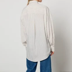 T-Shirts And Tops|Shirts And Blouses|Dr. Martens A.P.C. Warvol Oversized Striped Woven Shirt - FR 36/UK 8