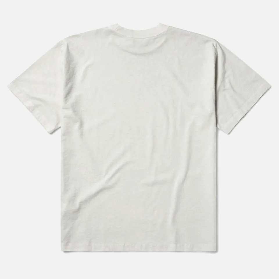 Loungewear|T-Shirts|Ganni ARIES Aged Ancient Temple Cotton-Jersey T-Shirt - M