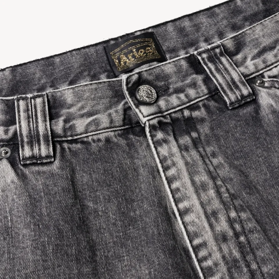 Jeans|ARIES Men's Acid-Wash Denim Carpenter Jeans - W36/L32