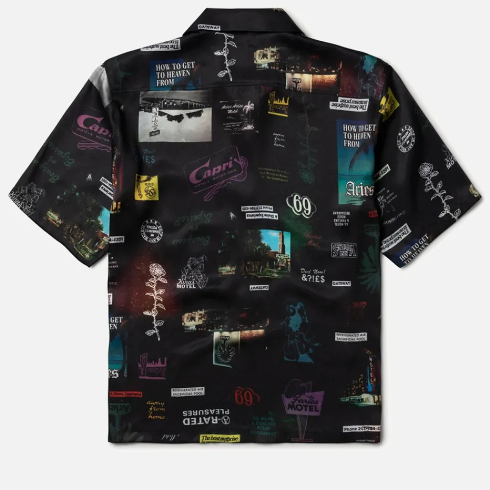 Shirts|Shirts|Dr. Martens ARIES Motel Luxe Hawaiian Viscose-Blend Short Sleeved Shirt - S