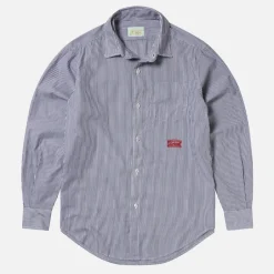 Shirts|Shirts|Dr. Martens ARIES Striped Cotton-Poplin Shirt - M