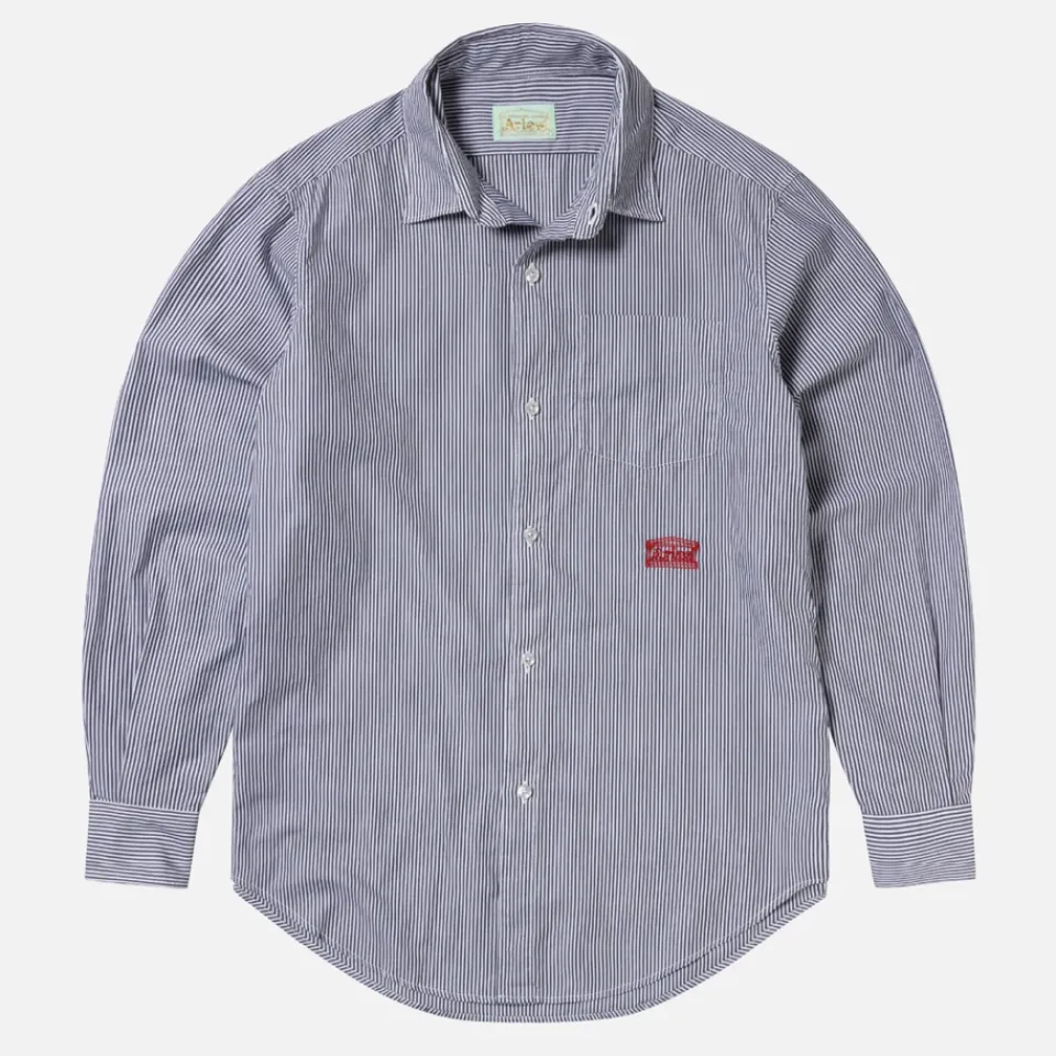 Shirts|Shirts|Dr. Martens ARIES Striped Cotton-Poplin Shirt - M