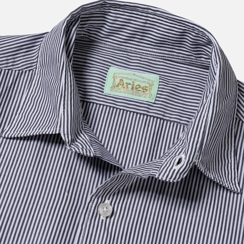 Shirts|Shirts|Dr. Martens ARIES Striped Cotton-Poplin Shirt - M