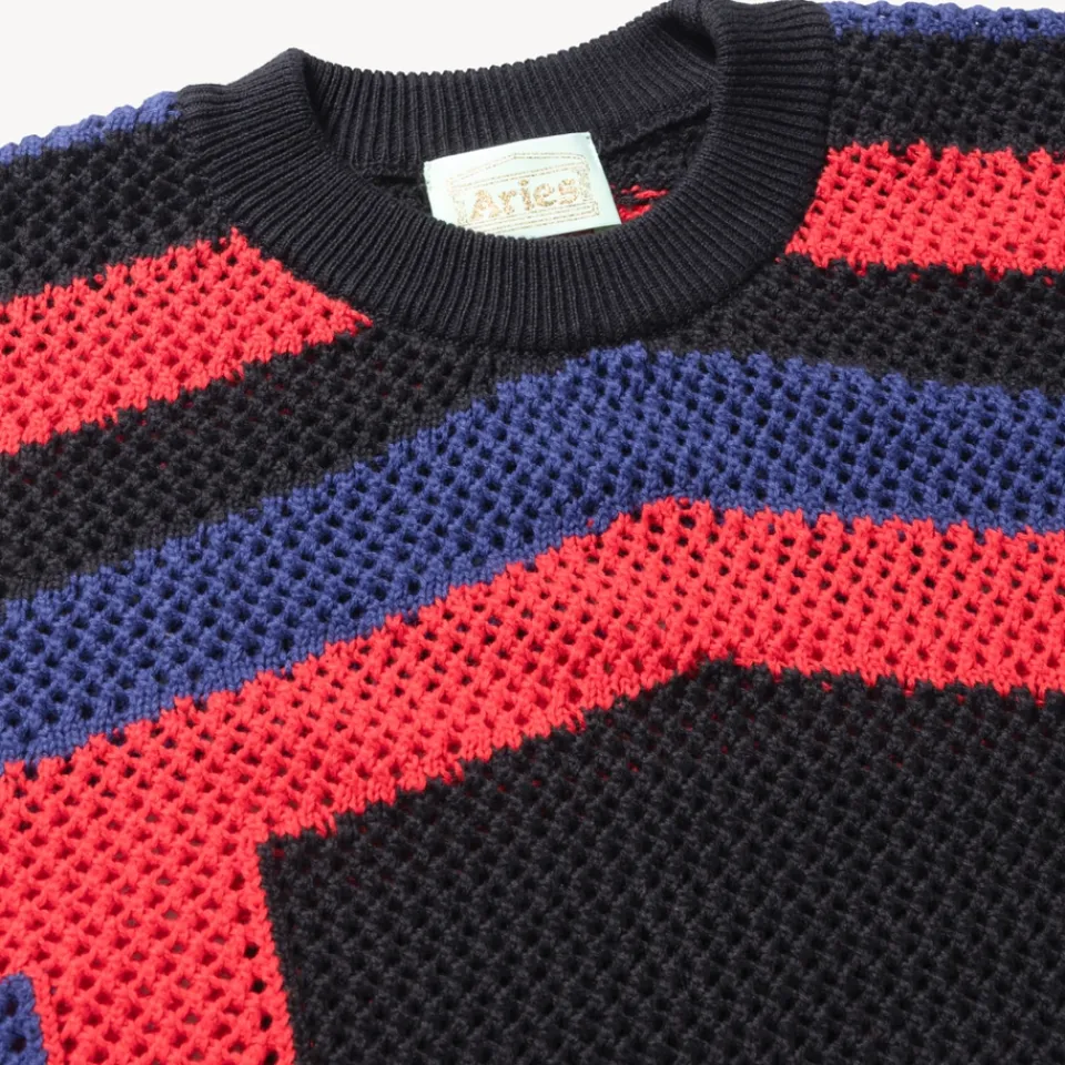 Knitwear|Dr. Martens ARIES Temple Crocheted Cotton Jumper - S