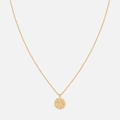 Jewellery|Dr. Martens Astrid & Miyu Aries Zodiac 18-Karat Gold-Plated Recycled Sterling Silver Necklace