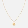 Jewellery|Astrid & Miyu Capricorn Zodiac 18-Karat Gold-Plated Recycled Sterling Silver Necklace