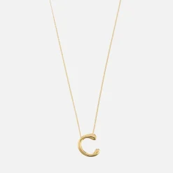 Jewellery|Dr. Martens Astrid & Miyu Initial Bold 18K Gold-Plated Necklace