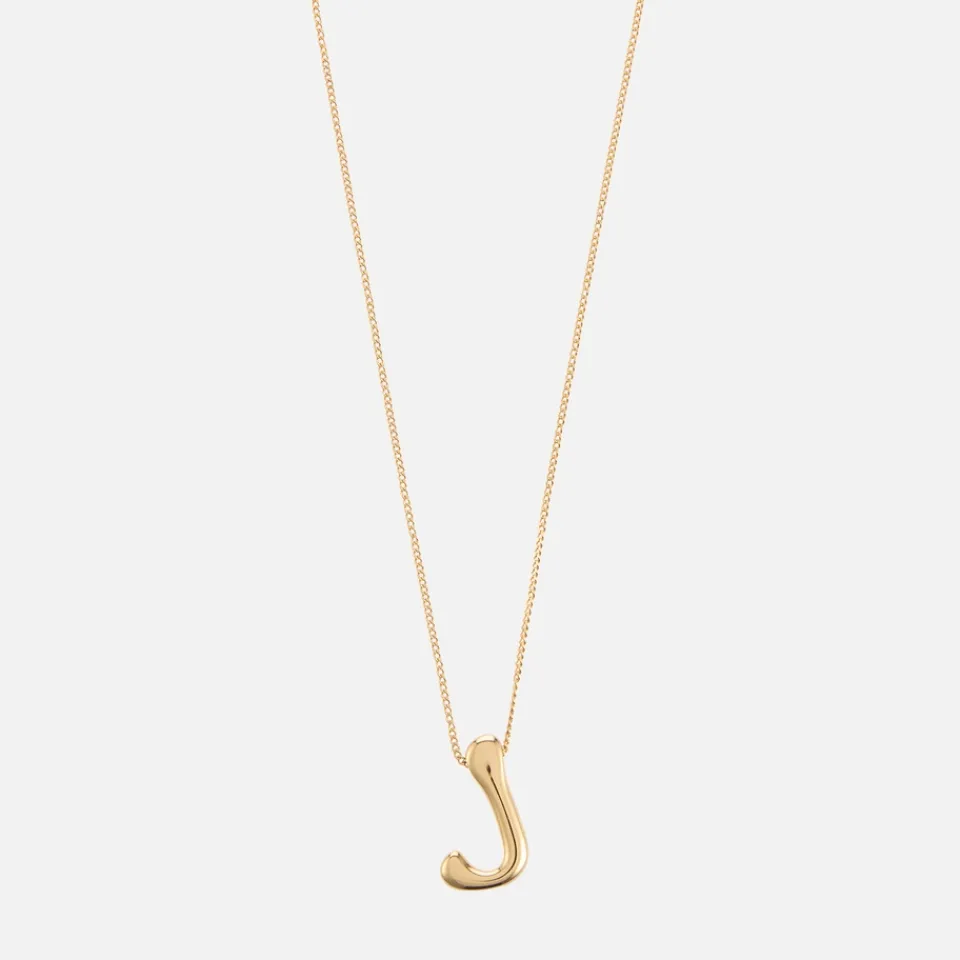 Jewellery|Dr. Martens Astrid & Miyu Initial Bold 18K Gold-Plated Necklace