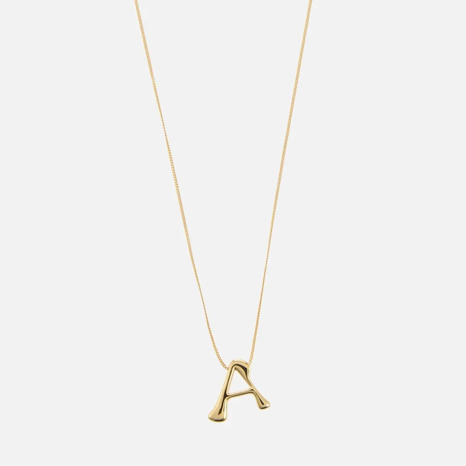 Jewellery|Dr. Martens Astrid & Miyu Initial Bold 18K Gold-Plated Necklace