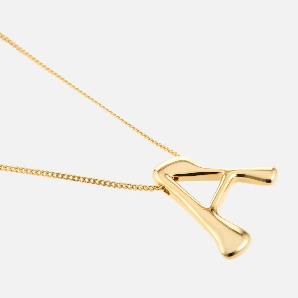 Jewellery|Dr. Martens Astrid & Miyu Initial Bold 18K Gold-Plated Necklace