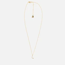 Jewellery|Dr. Martens Astrid & Miyu Initial Pavé 18K Gold-Plated Necklace