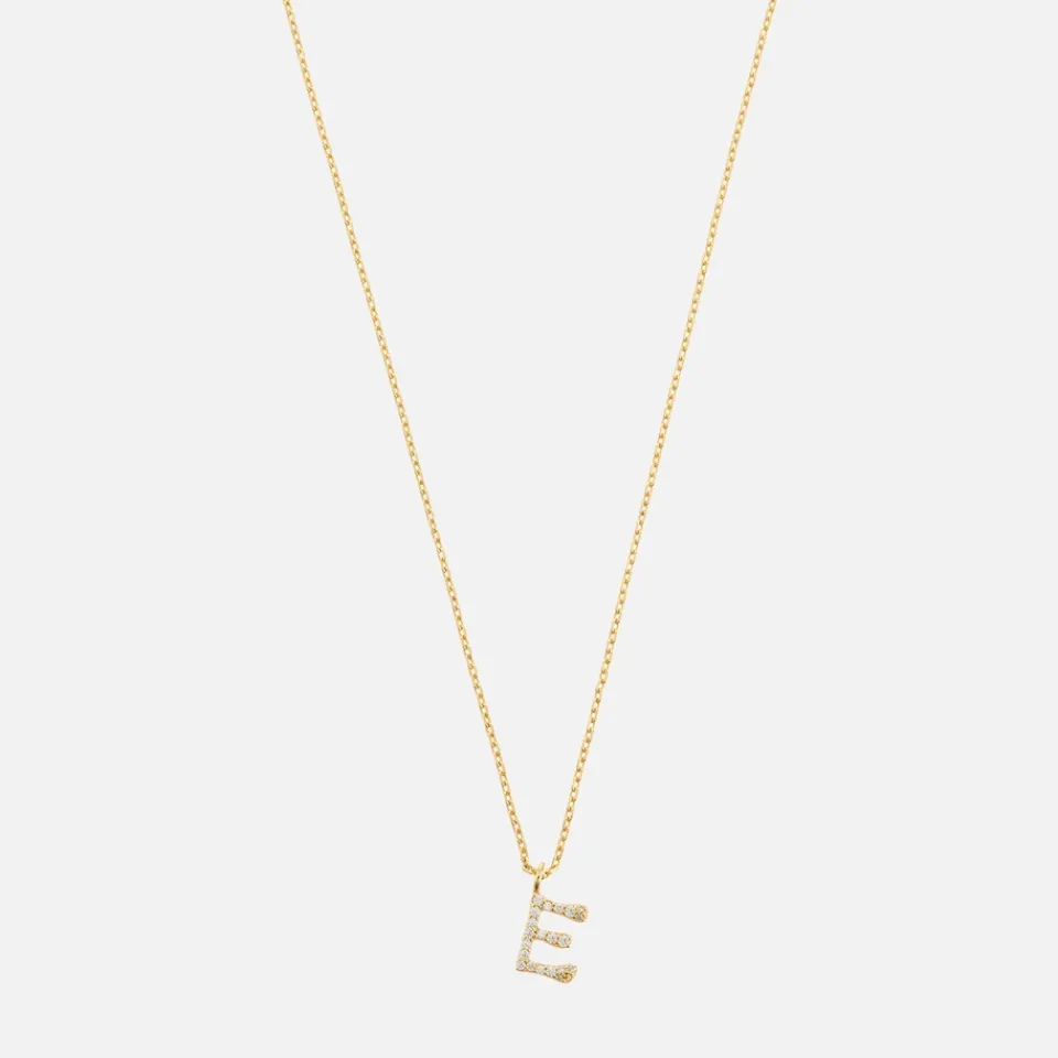 Jewellery|Dr. Martens Astrid & Miyu Initial Pavé 18K Gold-Plated Necklace