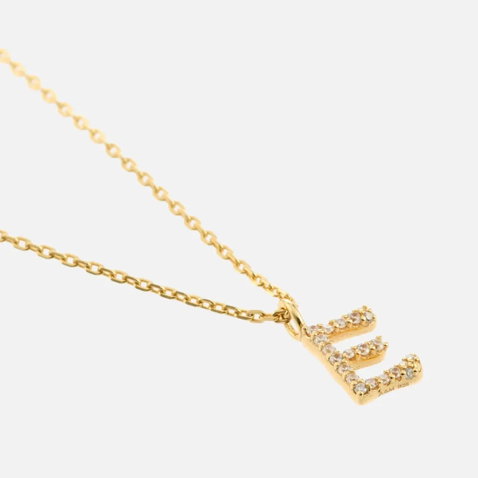 Jewellery|Dr. Martens Astrid & Miyu Initial Pavé 18K Gold-Plated Necklace