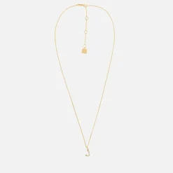 Jewellery|Dr. Martens Astrid & Miyu Initial Pavé 18K Gold-Plated Necklace